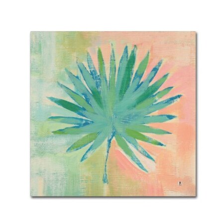 Trademark Fine Art Studio Mousseau 'Beach Cove Leaves' Canvas Art, 35x35 WAP01525-C3535GG